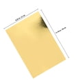 thumbnail image 2 of IFANLANDOR 10 Sheets of Card Stock for Card Making in Golden for Library Projects, 2 of 8
