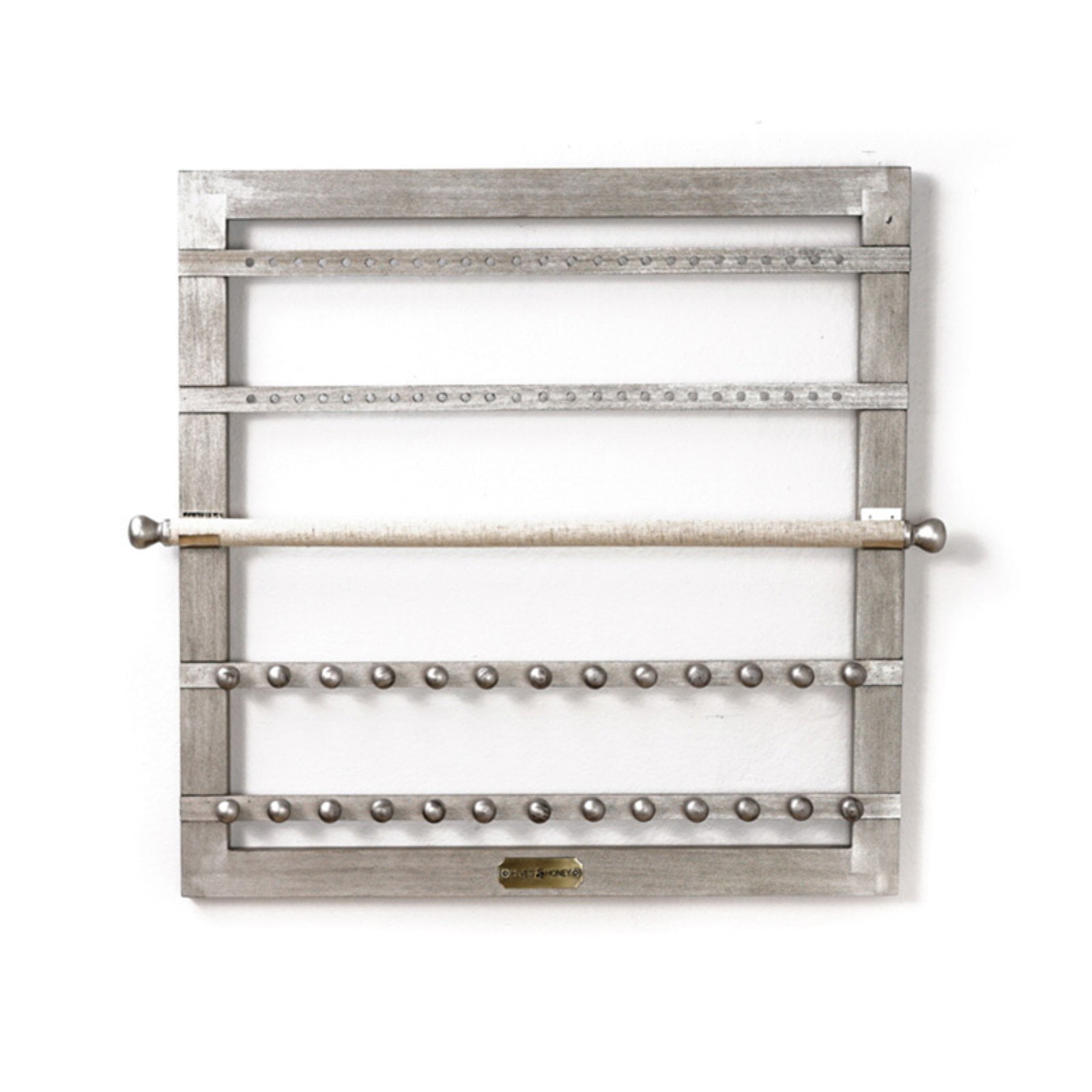 Hives and Honey Karli Silver Wood Jewelry Frame for Women