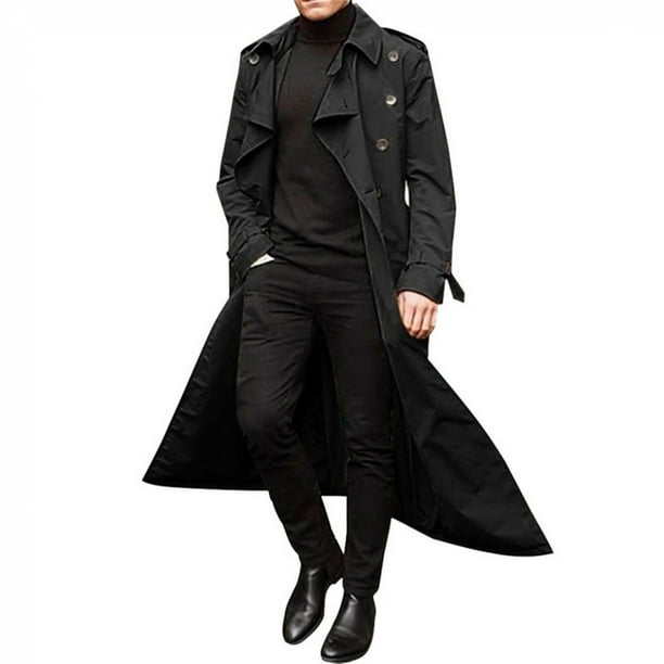 Gatxvg Men S Trench Coat Fashion Easy, Is A Trench Coat Business Casual