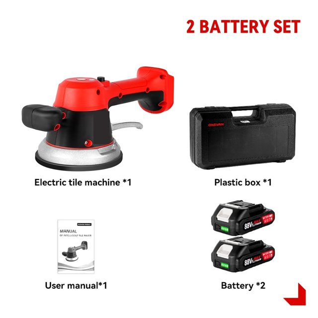 Machine à Carrelage 200KG Ventouse Réglable pour Vibrateur de Sol 18v, Facile à Utiliser