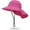 Hot Pink, variant on Kids Sun Hat UV Protection Summer Beach Hats with Neck Flap Wide Brim Bucket Hat for Boys Girls