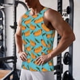 thumbnail image 5 of Fotbe Hot Dog 5 Pattern Men's Quick Dry Workout Tank Top Gym Muscle Tee Fitness Bodybuilding Sleeveless T Shirt Breathable Workout Shirt-, 5 of 9