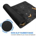 thumbnail image 6 of Long Mouse Pads for Desk,Halloween Bats and Stars Pattern Desk Mats on Top Of Desks, Desk Mouse Pad Extra Large with 3mm Non-Slip Base and Stitched Edge for Gaming,Office,Work,Home 35.4"x15.7", 6 of 6