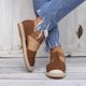 thumbnail image 5 of Amzcrzy Zapatos de mujer,Zapatos de mujer,Zapatillas de mujer, Zapatos de verano para mujer, planos, de paja tejida, informales, con punta redonda, sandalias para mujer, prendas de vestir exteriores, 5 of 6