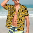 thumbnail image 3 of Fotbe Modern Truck Hawaiian Shirt for Men Unisex Summer Beach Casual Short Sleeve Cotton Linen Button Down Shirts-3X-Large, 3 of 5