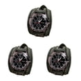 thumbnail image 1 of Sonducket Punk Vintage Wrist Watch Wide PU Belt Strap Numeral Leather Cuff  Roman Type1, 1 of 6