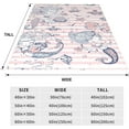 thumbnail image 3 of Mermaid Blanket Super Soft Warm Animal Flannel Throw Blankets for Boys Girls Adults Lovers for Couch Sofa Bed Office Gifts 80"x60", 3 of 5