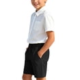 thumbnail image 6 of Mifsaly Kids Back To School Uniform Sets Girls Boys Short Sleeve White Button Up Shirts and Shorts First Day Of School Casual 2 Piece Outfits, 6 of 9