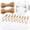 White, variant on 200 Pack Blank Star Gift Tags with Jute Twine, 300GSM Thick Paper Labels, DIY Writeable Tags for Christmas, Wedding and Daily Gift Decoration