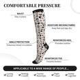 thumbnail image 3 of Lsque Cute Cats Pattern Sport Compression Socks for Men & Women 15-20 mmHg Knee High Nurse Pregnant Running Medical and Travel Athletic, 3 of 6