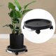 thumbnail image 3 of Mobile Plant Stand with Saucer Tray - 4 Wheels for Easy Movement, Durable Rolling Cart for Indoor and Outdoor Use, 3 of 5