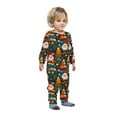 thumbnail image 3 of Odeerbi Christmas Onesie Pajamas for Family Holiday Sleep Jumpsuit Long Sleeve Family Christmas Pajamas Matching Sets Infant Fashion Printed Hooded Jumpsuit Sleepwear PJs Set Green, 3 of 5