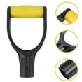 thumbnail image 3 of D Grip Handle for Shovel PVC Material 1.26in Hole Inner Diameter Ergonomic Design Snow Plows Digging and Raking Equipment, 3 of 7