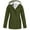 Army Green, variant on Xunlbb Coat Rain Jacket Women’s Solid Rain Jacket Outdoor Jackets Hooded Raincoat Windproof on Clearance,S-5XL