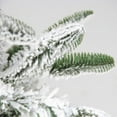 thumbnail image 2 of 9' Flocked Noble Fir Artificial Christmas Tree - Unlit, 2 of 2