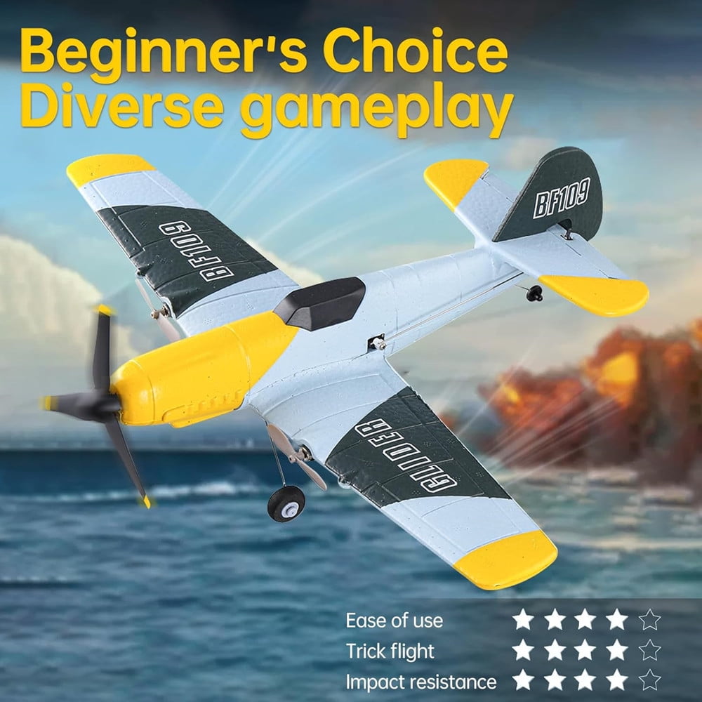 KF811 BF109 2.4G 3CH RC Airplane EPP Foam Fixed Wingspan Glider RTF Mini Warbird Planes Toys Gifts