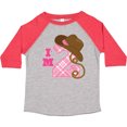 thumbnail image 3 of Inktastic 2nd Birthday 2 Year Old Cowgirl Hat Girls Toddler T-Shirt, 3 of 5