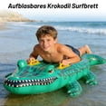 thumbnail image 5 of Giant Inflatable Alligator Pool Float, Animal Themed Pool Toy Ballons for Birthday Pool Halloween Party Decorations,Blow Up Photo Prop,Party Favors Supplies Gift for Kids and Adults, 5 of 5