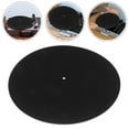 thumbnail image 1 of OULII Record Felt Mat Slipmat Vinyl Black 1Pcs Protect Vinyl Records for Home Use, 1 of 6