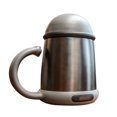 thumbnail image 4 of Taza De Té Del Café De La Taza Aislada Al Vacío Del Acero Inoxidable De 500 Ml Con La Manija marrón Macarena Taza aislada con vacío, 4 of 8