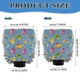 thumbnail image 3 of Microfiber Car Wash Gloves With Chenille & Polyester Terry Scratch-Free Cleaning Elastic Cuffs Watercolor Illustration, 3 of 8