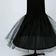 thumbnail image 6 of Women Crinoline Petticoat Black Mermaid Hoop Skirt Ball Gown Slip Underskirt, 6 of 10