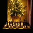 thumbnail image 2 of Juego de 3 velas LED de vidrio sin llama Lamp NICEME con control remoto, 2 of 9
