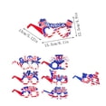 thumbnail image 3 of Independence Day USA Themed Party Paper Glasses Decorations Funny Eyewear Props Patriotic Star Stripe Costume Accessories Holiday Celebration Photo Booth Party Supplies Decor Event Decor, 3 of 6