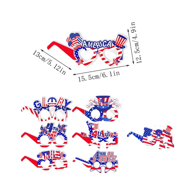SHO® Gnome du 4 juillet Décorations de gnome patriotique du 4 juillet Ornements de fête de la