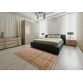 thumbnail image 4 of Ahgly Company Indoor Rectangle Mid-Century Modern Chocolate Brown Oriental Area Rugs, 2' x 5', 4 of 6