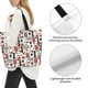 thumbnail image 3 of Balery Modern Life Bolsa Tote Estilo Estético con Cremalleras, Bolsa de Hombro, Bolsa de Compras Grande y Plegable, 3 of 8