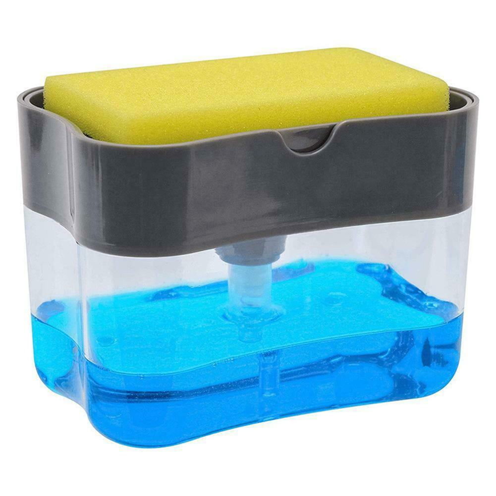 Feira De Vaidade 2in1 Soap Pump Dispenser Sponge Holder ...