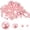 Pink, variant on OFFIGAM 125pcs Plastic Vase Beads Decorative Filler for Craft Projects and Floral Arrangements