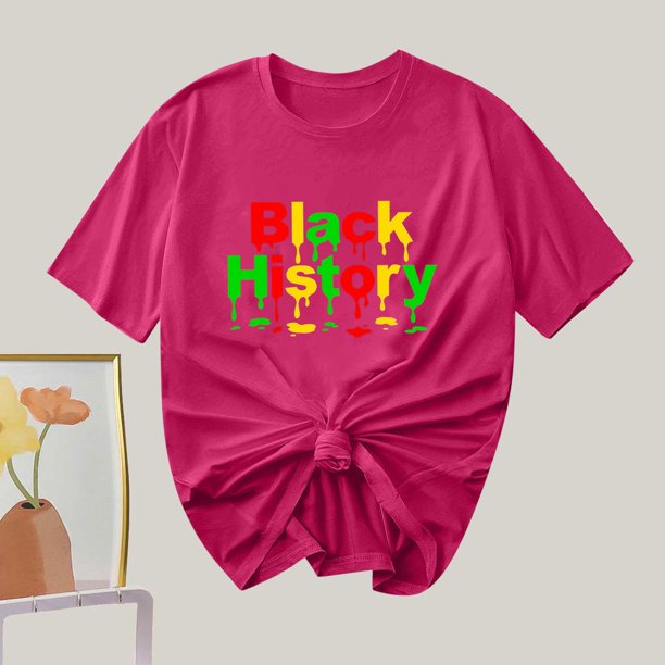 Puntoco Liquidación de camisetas cortas para mujer, camiseta de manga corta con cuello redondo y estampado informal a la moda para mujer