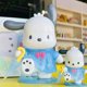 thumbnail image 5 of Muñeco de peluche grande de 16 cm con diseño de Sanrio, serie Raining Day, Kuromi Pachacco, Pom Pom Purin, regalo de cumpleaños, juguetes de dibujos animados, 5 of 5