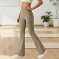 thumbnail image 2 of Hurxie Buttery Soft Leggings for Women High Waisted Tummy Control No See Through Workout Yoga Cycling Tights Pants Khaki XL, 2 of 7