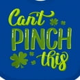 thumbnail image 4 of Inktastic St. Patrick's Day Can't Pinch This Hand Lettering Boys or Girls Baby Bib, 4 of 4