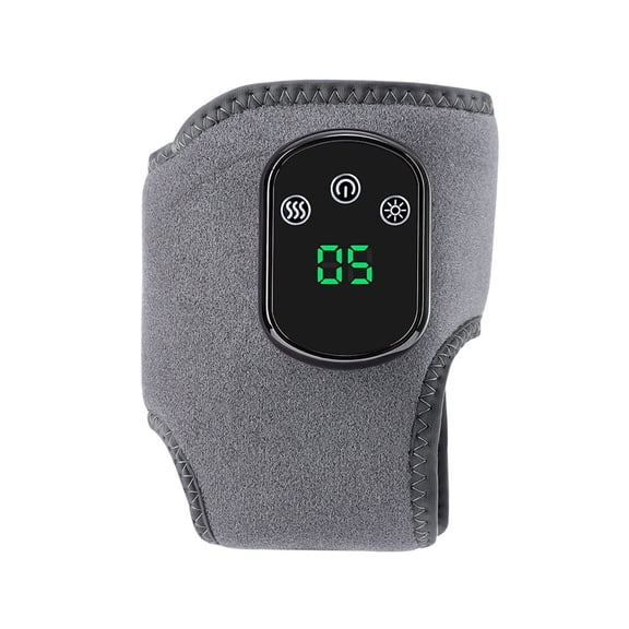 PULMCheerger Foot Massager for Neuropathy, Upgrade Triple Feet Relief Massager with 3 Vibration Modes & 5 Heating Levels Visible Screen, Electric Feet Wrap for Pain Relief,1Pc