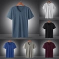 thumbnail image 6 of Mens Short Sleeve T-Shirts Summer Ice Silk Modal Quick Drying Cool Feeling Tops, 6 of 7