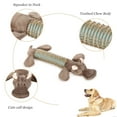 thumbnail image 4 of Pet Supplies Dog Toys for Small and Medium Dog Biting Toys Pet Plush Rubber Toys for Teething, Durable Dog Chew Toys, Brown, 4 of 5