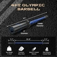 thumbnail image 2 of Danolapsi Olympi.c Barbell, 4FT Weight Bar For Weightlifting and Powerlifting 45lb, Olympi.c Bar for 500lbs Capacity, Weight Bar Fit 2” Standard Weights, 2 of 6