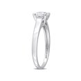 thumbnail image 4 of 1.05 Carat (ctw) Lab-Created White Sapphire Solitaire Ring in 10K White Gold, 4 of 5