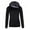 Black, variant on Dyfzdhu Hoodies for Women Long Sleeve Solid Color Hooded Sweatshirt Sweater Slim Fit Pullover