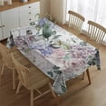 thumbnail image 2 of Vintage Rectangle Tablecloth 60x84 Inch, Flowers Boho Water Resistant Vinyl Washable Seasonal Table Cover for Thanksgiving Christmas Holiday Party Picnic Dinner Decor, 2 of 5