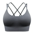 thumbnail image 6 of Women's Sexy Large Size Integrated High Strength Shockproof Yoga Running Fitness Sports Bra Wireless Bras for Women Support plus Size Sports Bra Custom Sports Bra Strapless Bra Wireless Bras Bras for, 6 of 6
