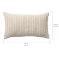 thumbnail image 3 of Nate Home by Nate Berkus Textured Decorative Pillow, 14" x 24", Natural, 3 of 8