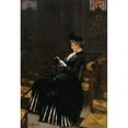 thumbnail image 3 of Jean Béraud 11x14 Black Modern Framed Museum Art Print Titled - Prayer Woman (1885), 3 of 5