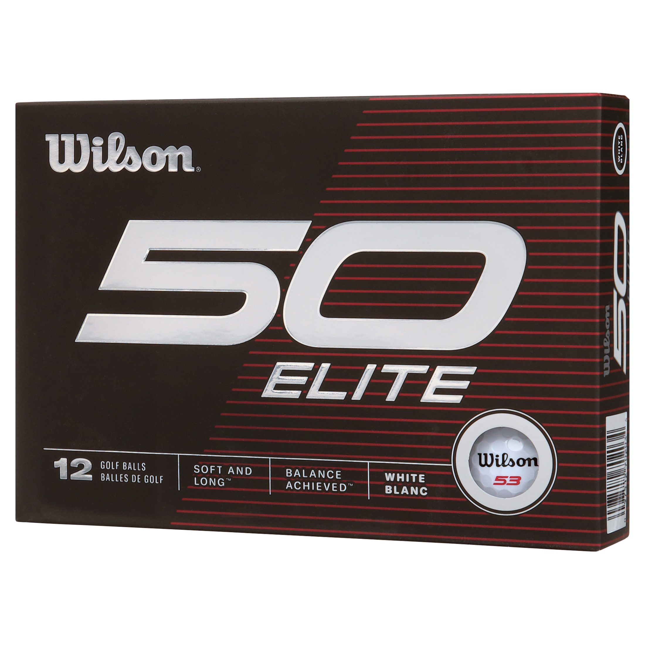 Wilson Fifty Elite Golf Balls, 12-Pack, White photo 4