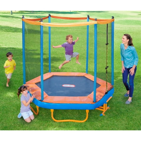 Little Tikes Easy Store 7 ft. Folding Trampoline - Walmart.com
