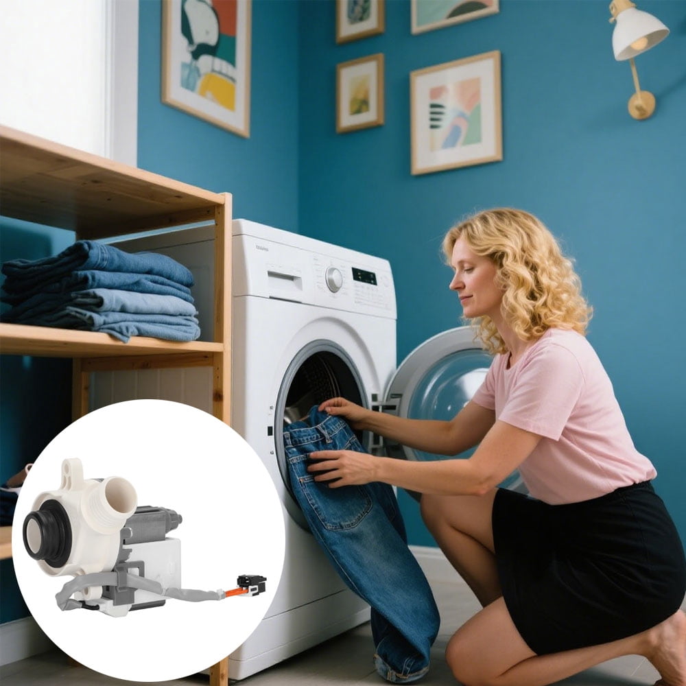 WH23X24178 Washing Machine Drain Pump, Compatible with Whirlpool, Maytag & Kenmore Washing Machine, Quiet Operation